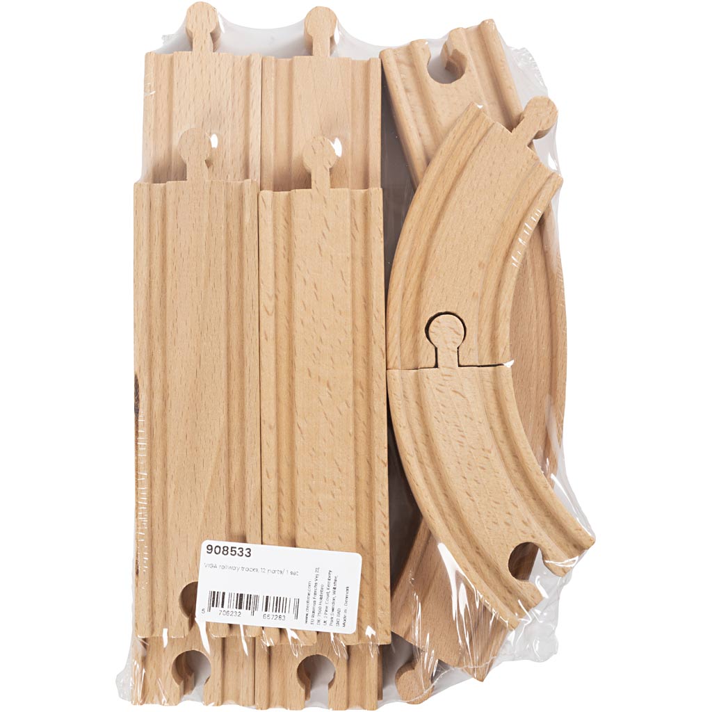 VIGA Bahngleise, 12 Teile/ 1 Set [HOB-908533]
