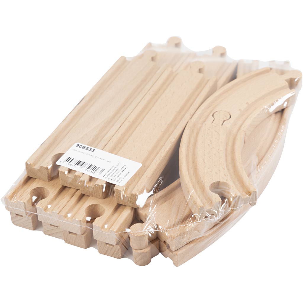 VIGA Bahngleise, 12 Teile/ 1 Set [HOB-908533]