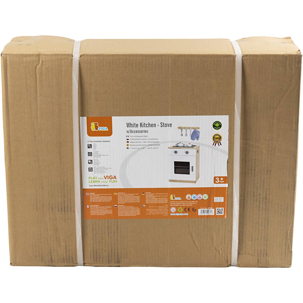 VIGA Spielherd, H 55 cm, T 36 cm, B 40, 1 Stk [HOB-908570]