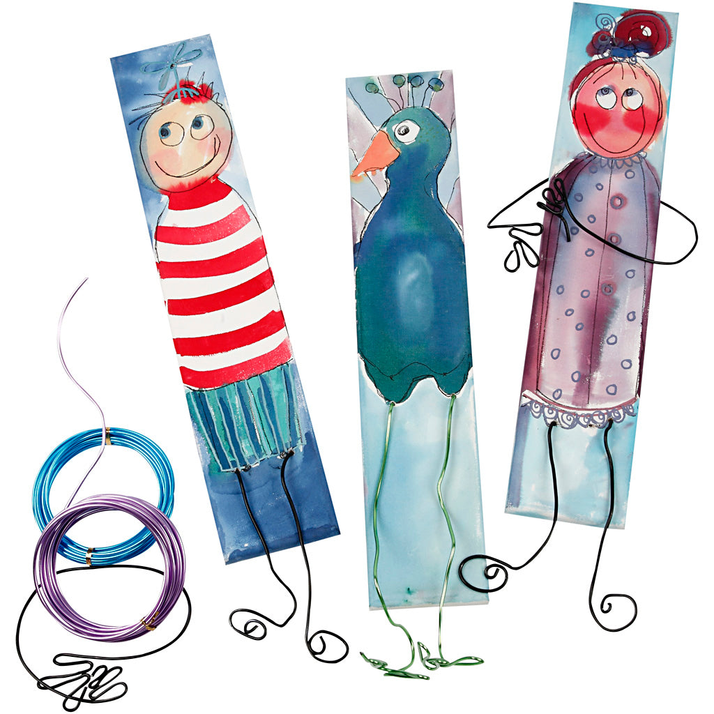 Materialset für Aquarellbilder im Längsformat, Weiß, 20 Stck., 1 Set [HOB-97285]