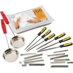 Zinngießen in Ton, 1 Set [HOB-97305]