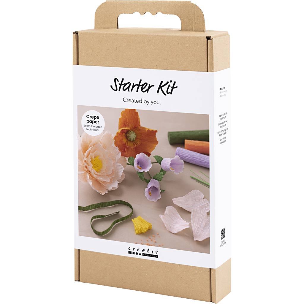 Starter Kreativ Set Krepppapier, Sortierte Farben, 1 Pck [HOB-97738]