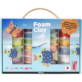 Foam Clay® Geschenkbox, Sortierte Farben, 1 Set [HOB-98112]