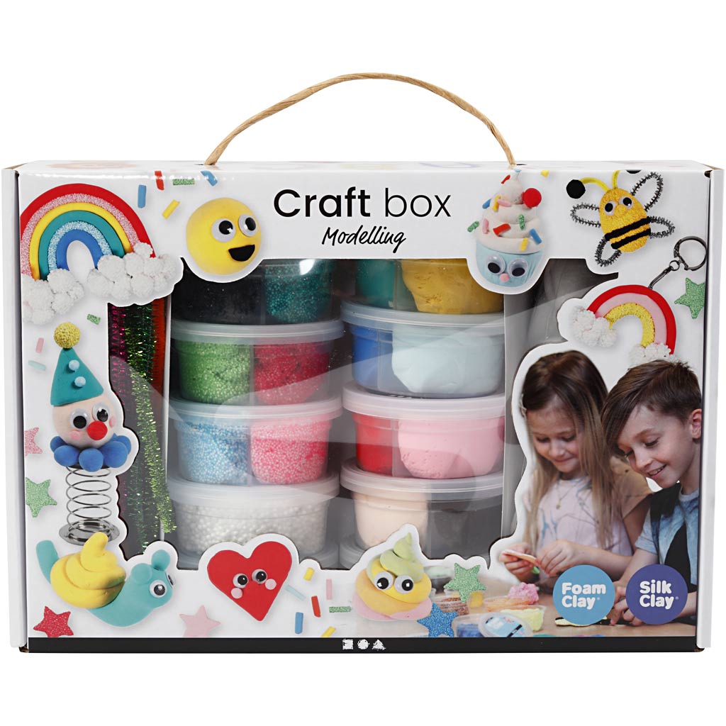 Foam Clay® and Silk Clay® Set, assorted colours