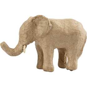 Elefant, H 9 cm, L 13 cm, 1 Stk [HOB-99349]