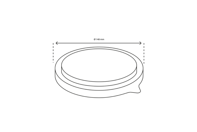 Deckelsalat Poke Schale 500ml-750ml-1000ml Ø14,8cm transparent (300 Stück) [TK-9987011-A]