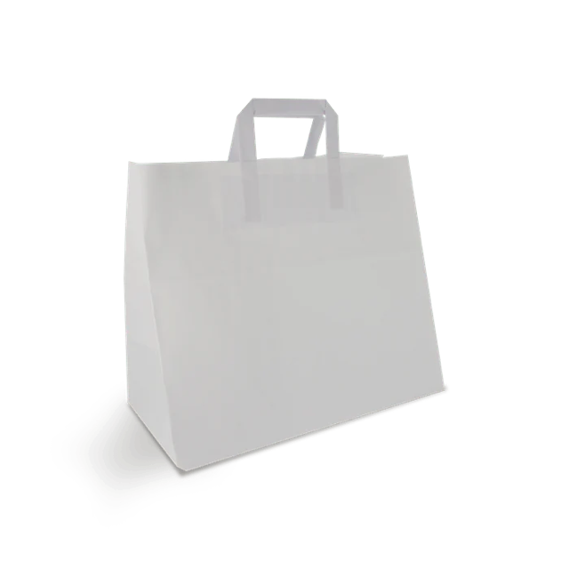 Carrier Bags Paper 32x17x27cm White (250 pcs)