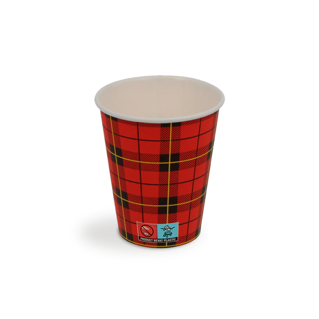 Kaffeetasse 150cc 6oz Ø7 cm Tartan (2.500 Stück) [TK-9987646]