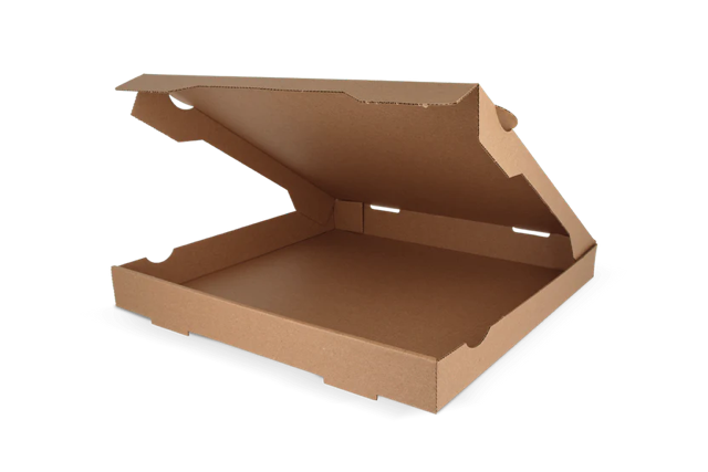 Pizzakartons 32x4,2x32cm Kraftbraun (100 Stück) [TK-9987695]