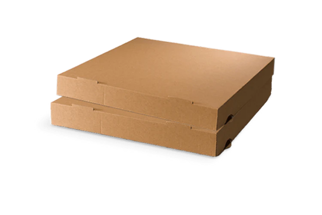 Pizzakartons 32x4,2x32cm Kraftbraun (100 Stück) [TK-9987695]