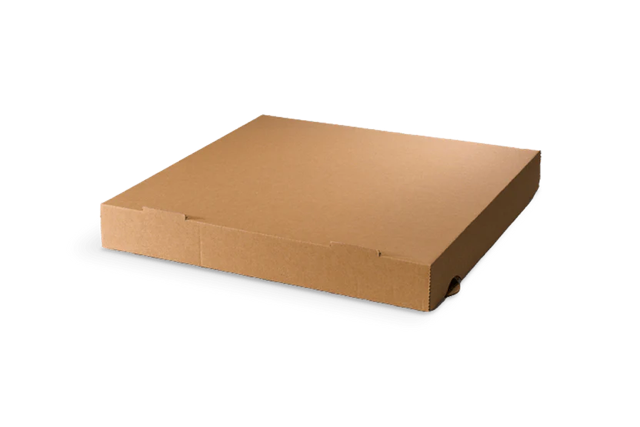 Pizzakartons 32x4,2x32cm Kraftbraun (100 Stück) [TK-9987695]