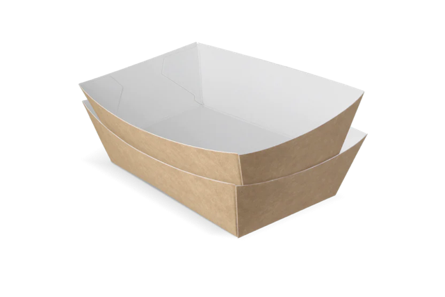 Pommesschalen A13 kraft/weiß (400 Stück) [TK-9987893]