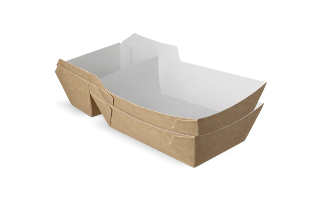 Pommesschalen A22 (A9+1) kraft/weiß (400 Stück) [TK-9987897]