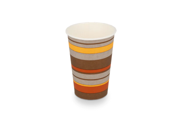Coffee Cup Carton 180cc 7.5oz Ø7 cm striped (2.500 pcs)