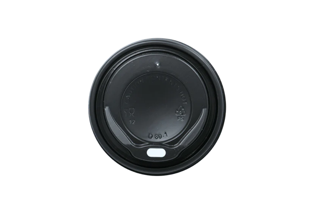 Kaffeetasse Deckel Schwarz Ø8 cm (1.000 Stück) [TK-9987940]