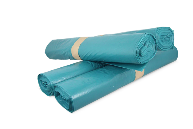 Müllsäcke 120 liter 90x110cm 10 Rolls mit 25 Beuteln blau (250 Beutel) [TK-9988013]