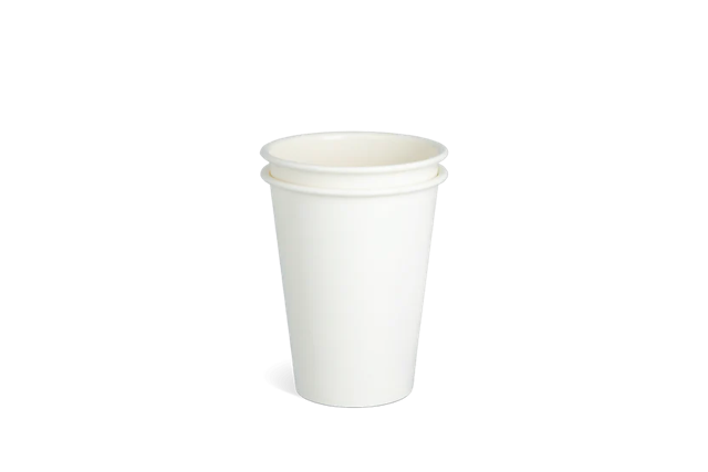 Wiederverwendbare Kaffeetasse 180cc 7.5oz Ø6,4cm weiß (400 Stück) [TK-9988342]