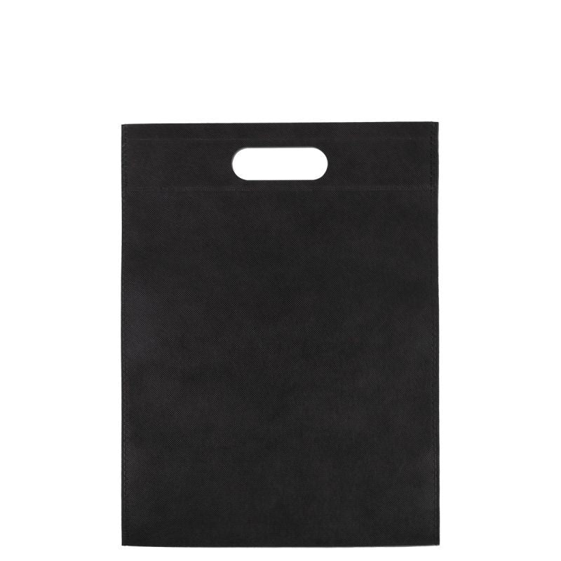 Budget-Non-Woven-Taschen mit Griff 30x40 cm Schwarz (400 Stück) [FP-DNW023]
