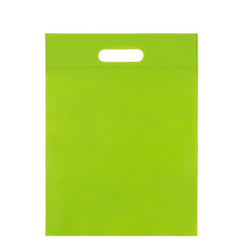 Budget-Non-Woven-Taschen mit Griff 30x40 cm Grün (400 Stück) [FP-DNW025]