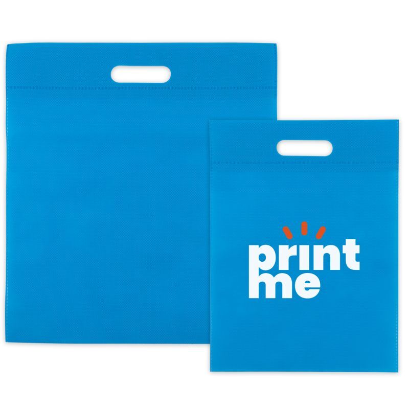Budget-Non-Woven-Taschen mit Griff 30x40 cm Blau (400 Stück) [FP-DNW029]