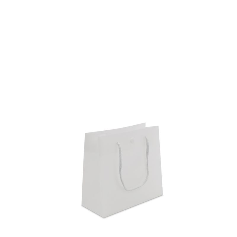 Luxuriöse Kunststofftaschen mit Druckknopf 16+8x16 cm Halbtransparent (250 Stück) [FP-DQC002]