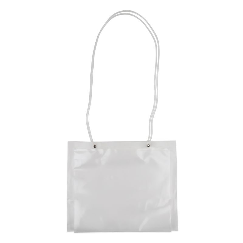 Luxuriöse Kunststoff-Schultertasche mit A4-Einschubfenster 35x28 cm Halbtransparent (100 Stück) [FP-DQC022]