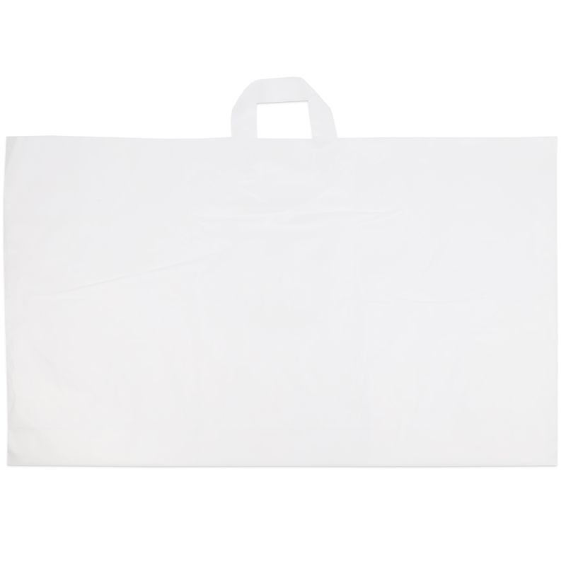 Kunststoff-Henkeltaschen - Halbtransparent 75x45+2x5 cm Halbtransparent (250 Stück) [FP-DQL012]