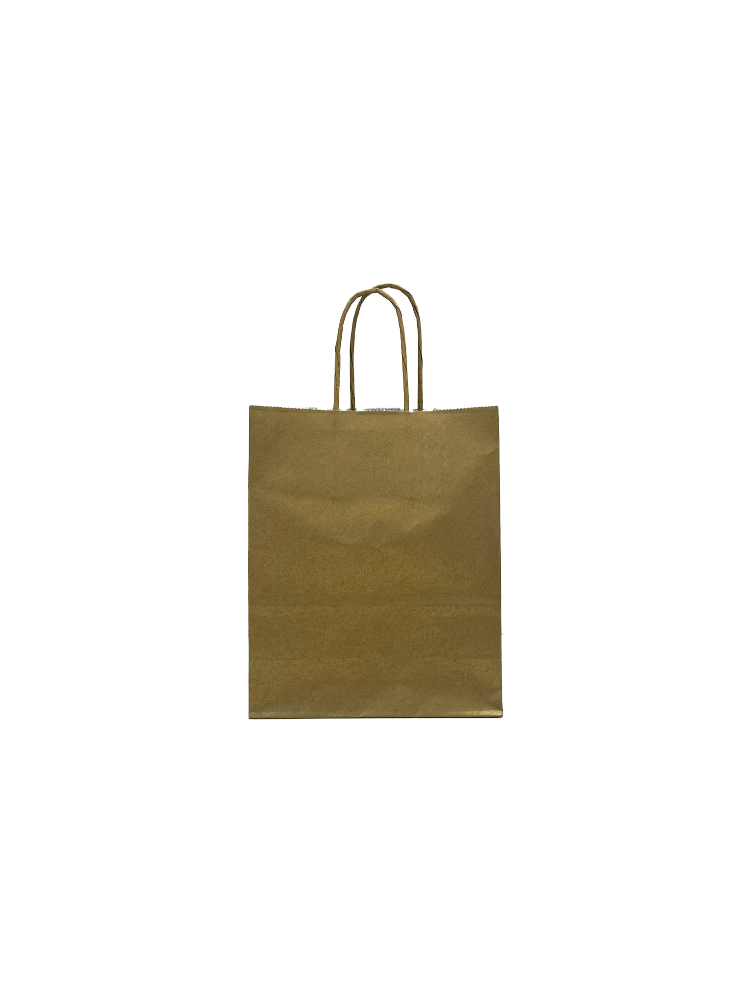 Papiertragetaschen Gold 18x8x22cm Kraft 90g/m² (50 Stück) [PAM1822GO]