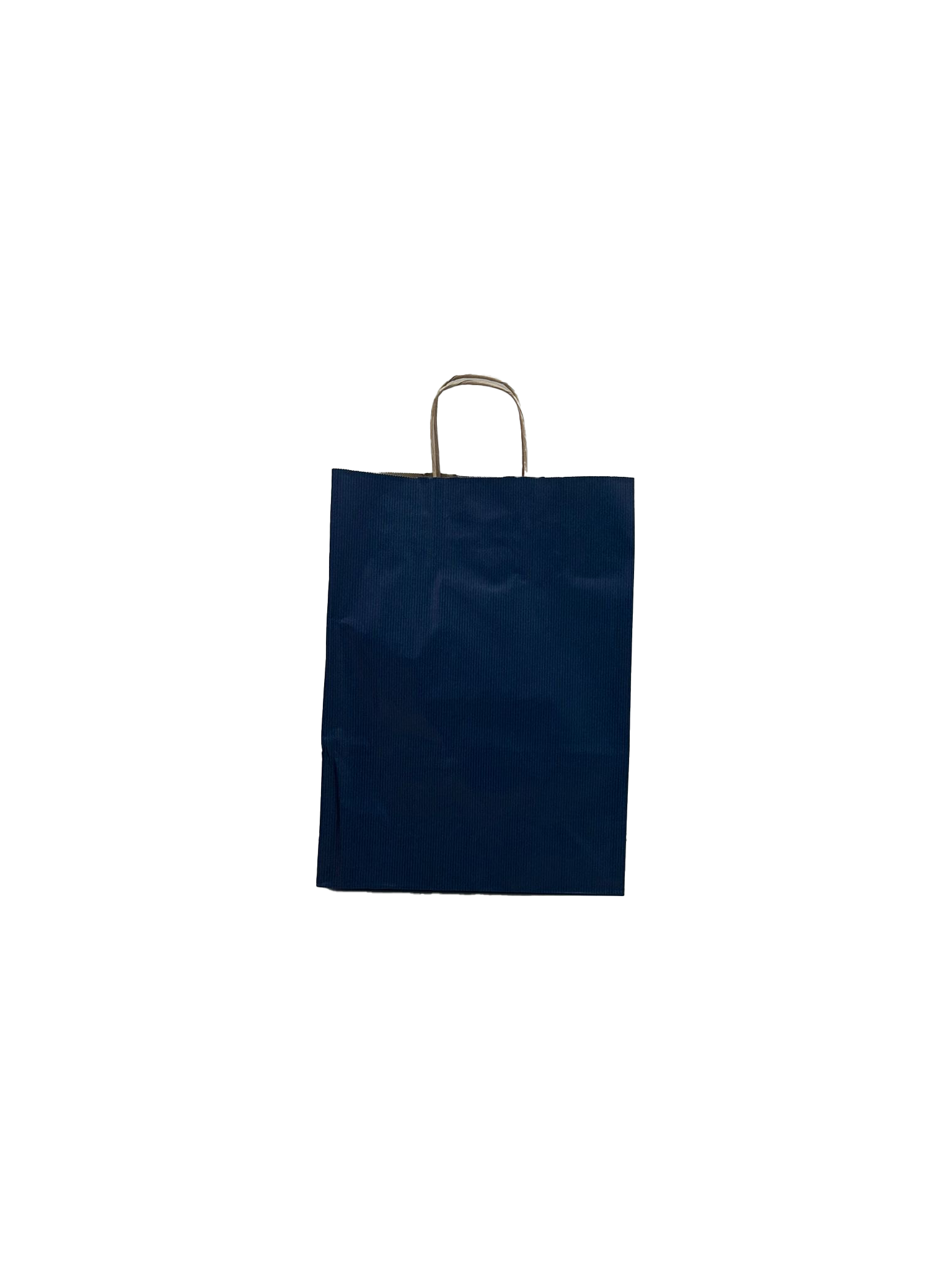 Papiertragetaschen Dunkelblau 26x12x35cm Kraft 90g/m² (50 Stück) [PAM2635DKBL]