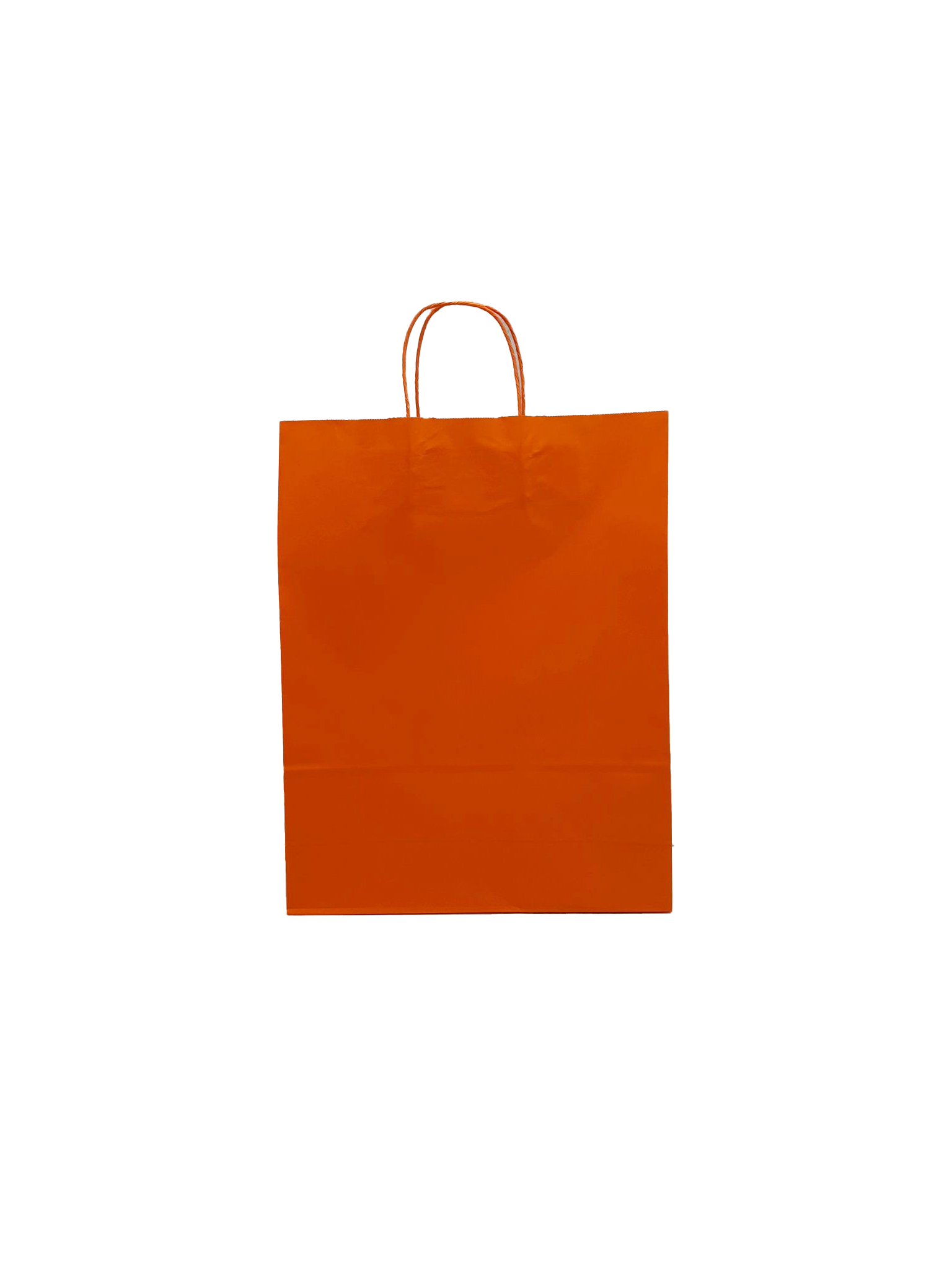 Papiertragetaschen Orange 32x12x41cm Kraft 100g/m² (50 Stück) [PAM3241OR]