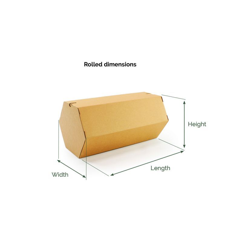 Rollor Premium 66x28x24,5 cm Braun (25 Stück) [FP-ROL007]