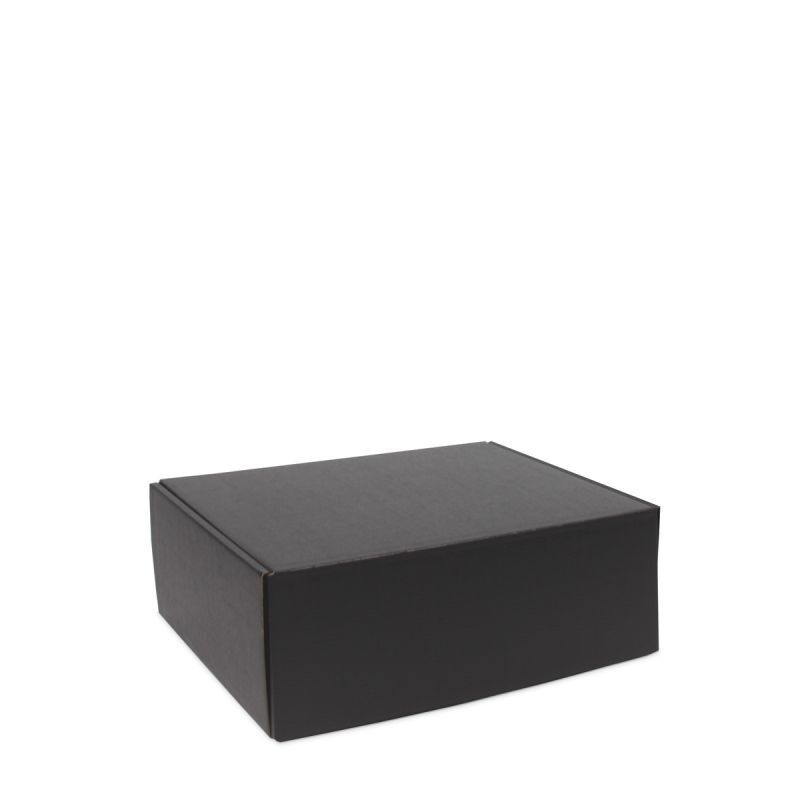 Versandboxen 39x30x14 cm Schwarz (50 Stück) [FP-VPD106]