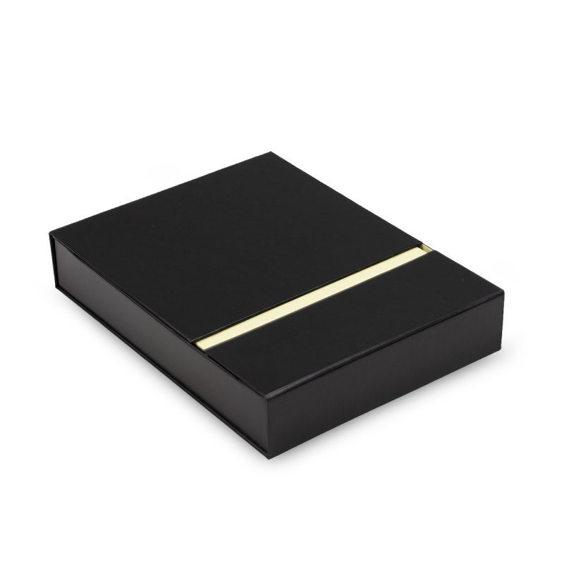 Magnetboxen mit Einlage 19x24,5x4,5 cm Schwarz (40 Stück) [FP-VPD427]