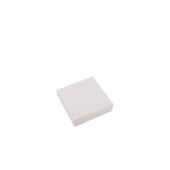 Kraft-Geschenkboxen mit Deckel 12x12x3 cm Weiß (40 Stück) [FP-VPL008]