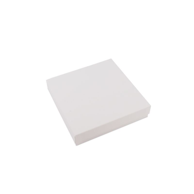 Kraft-Geschenkboxen mit Deckel 20,7x20,7x4,3 cm Weiß (20 Stück) [FP-VPL010]