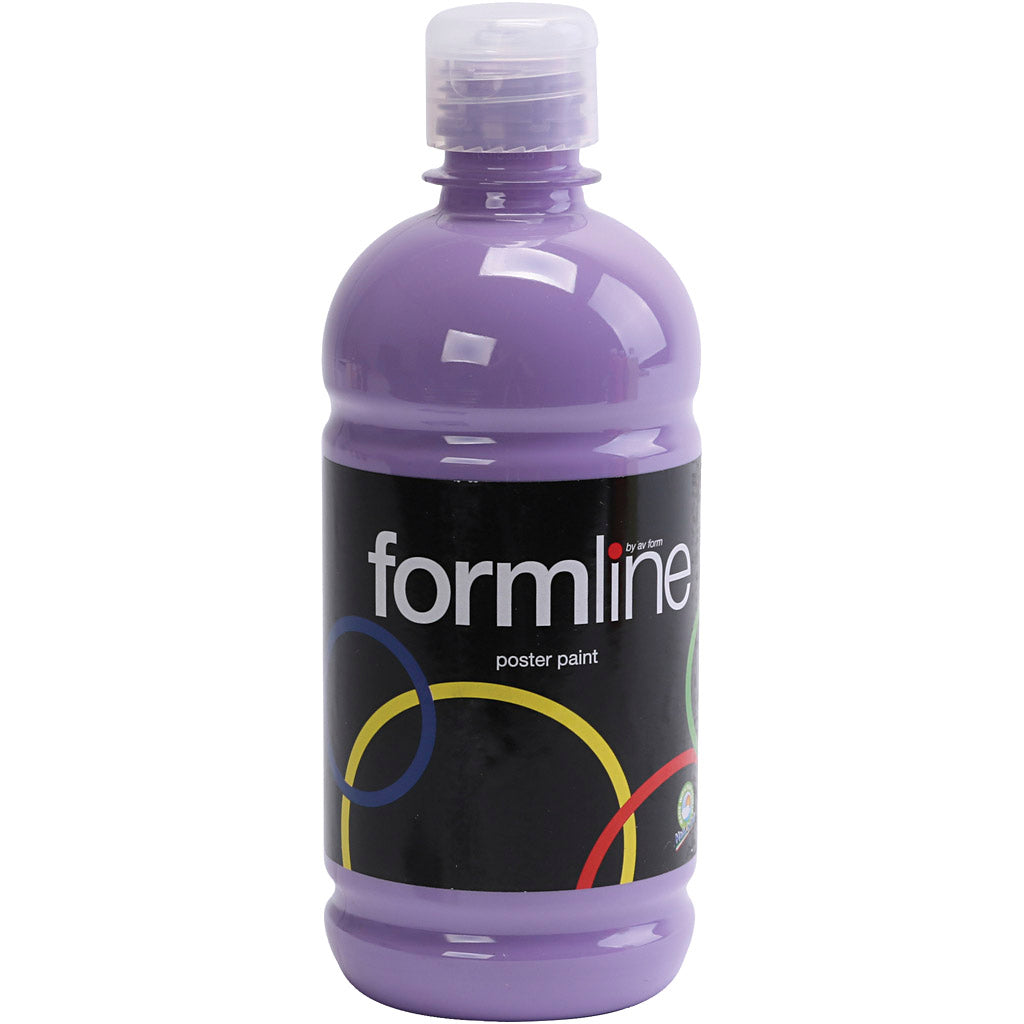 Poster paint Matte, purple, 500 ml/ 1 bottle