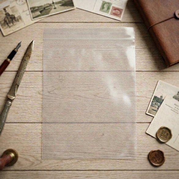 Klappenbeutel 34.1x43.8cm Hochtransparent (100 Stück) [B1317]