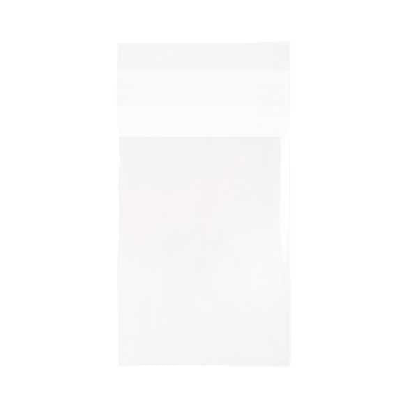 Klappenbeutel 6.9x9.1cm Transparent und Wiederverschließbar (100 St) [B2M]