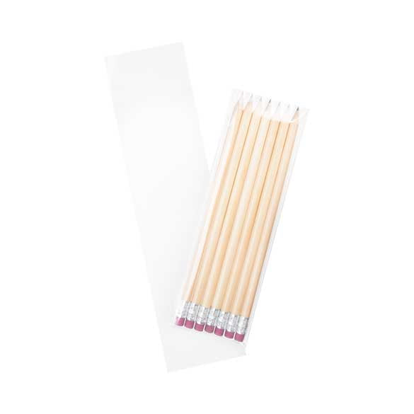 Klappenbeutel 6.5x21.5cm Hochtransparent (100 Stück) [B2X8]