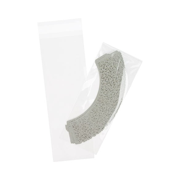 Klappenbeutel 8.6x25.4cm Hochtransparent (100 Stück) [B310]