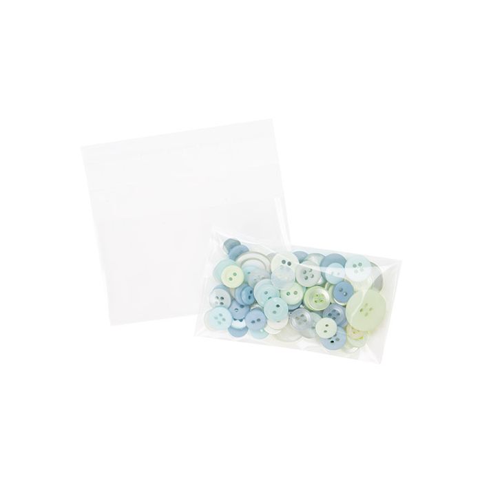 Plastic Bags 9x5cm Transparent Peel and Seal