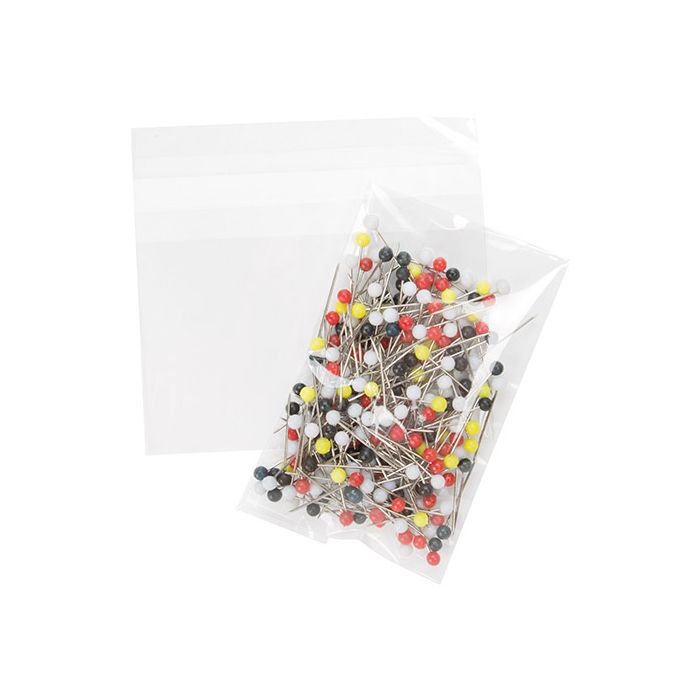Plastic Bags 9.5x6cm Transparent Peel and Seal