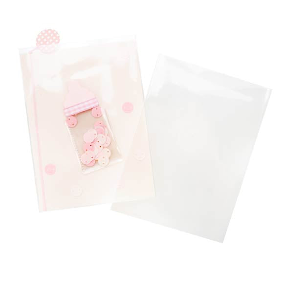 Flachbeutel 9.5x13.5cm OPP Transparent (100 Stück) [B3X5NF]