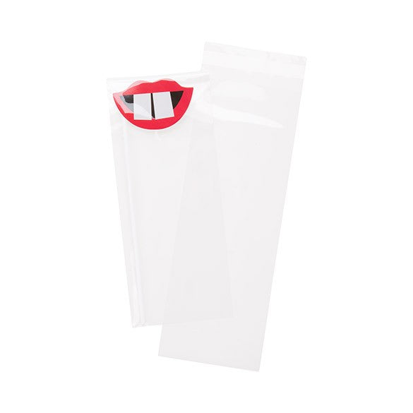 Klappenbeutel 11.3x31.1cm Hochtransparent (100 Stück) [B412]