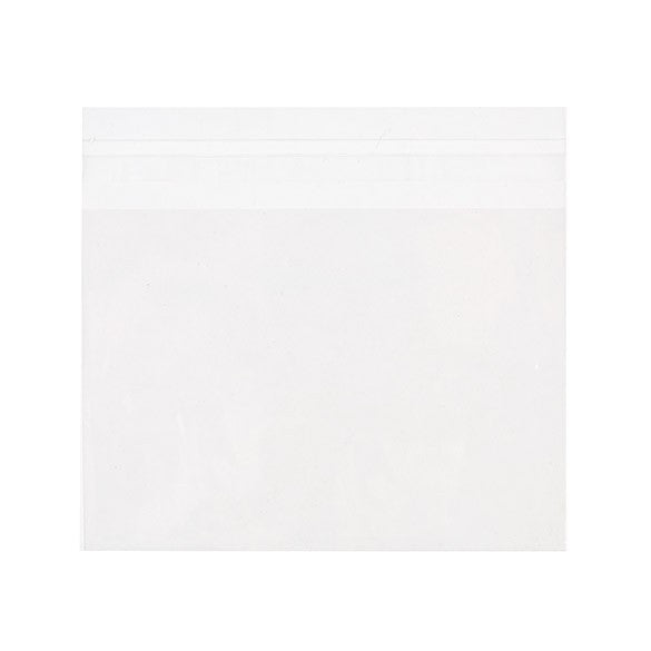 Klappenbeutel 16x11.5cm Hochtransparent (100 Stück) [B46]