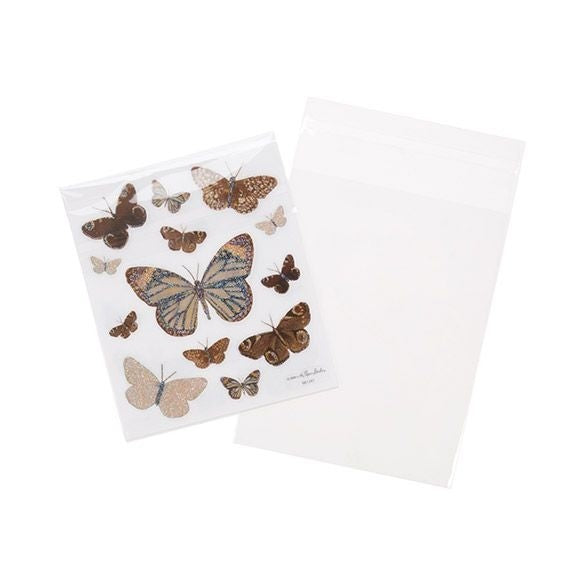 Klappenbeutel 10.8x13.7cm Hochtransparent (100 Stück) [B4B2]