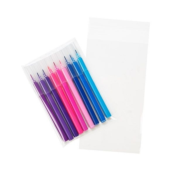 Klappenbeutel 10.6x19.1cm Hochtransparent (100 Stück) [B4X7]