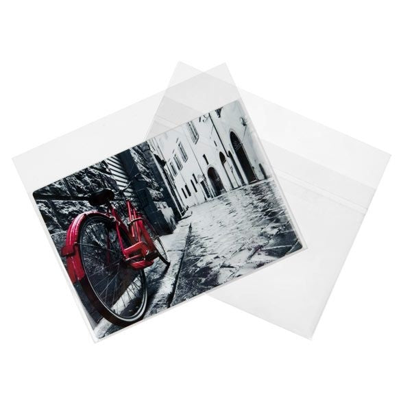 Klappenbeutel 18.4x13cm Hochtransparent (100 Stück) [B5S]