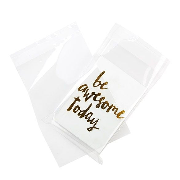 Klappenbeutel 17.3x25.4cm Hochtransparent (100 Stück) [B610]