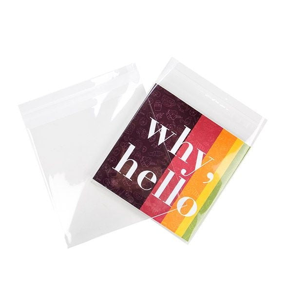Klappenbeutel 17x16.7cm Hochtransparent (100 Stück) [B6X6M]
